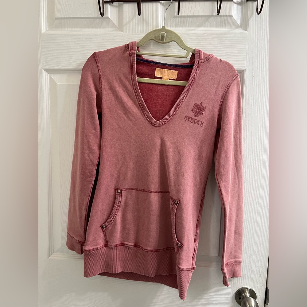 Women's Rerock Hoodie Sweatshirt Pink Size Small nwot